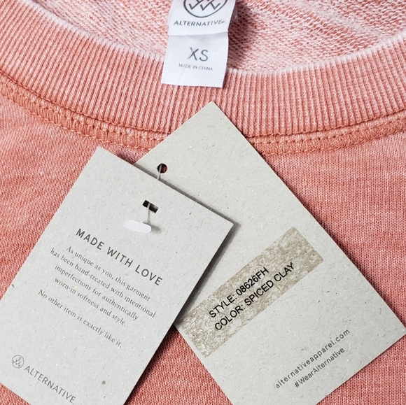 Alternative Apparel Lazy Day Burnout Pullover - Picture 4 of 4